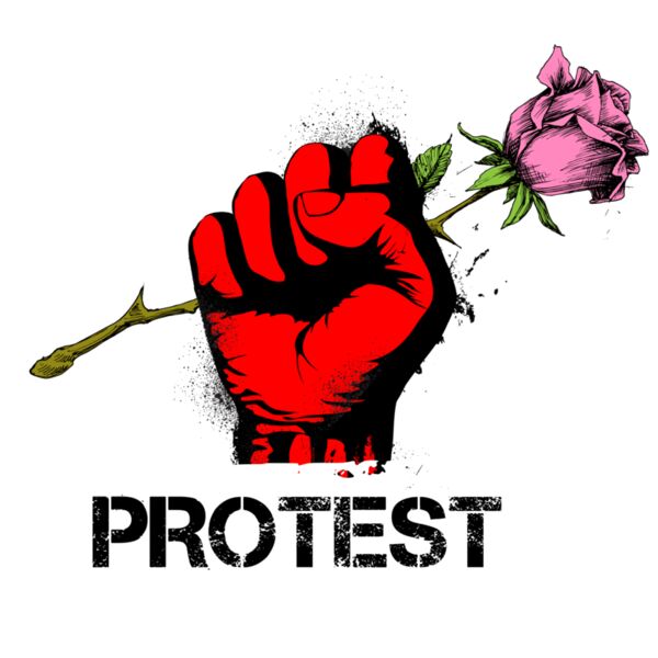Peaceful Protest BLACK T2 Thumbnail