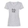 Women's valueweight v-neck T Thumbnail