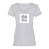 Women's valueweight v-neck T Thumbnail
