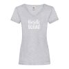 Women's valueweight v-neck T Thumbnail