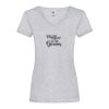 Women's valueweight v-neck T Thumbnail